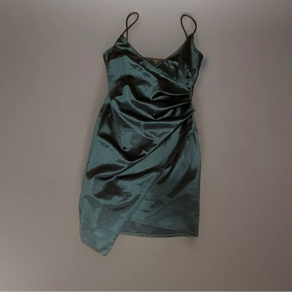 Beautiful Jade colored VNTG label dress! M